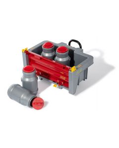 Rolly Link Box With Milk Churns